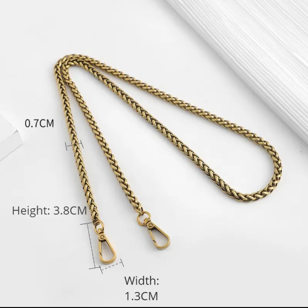 BRONZE Unbranded chain for bags as crossbody 120cm💐💖